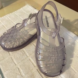 Mini Melissa’s girls shoes.